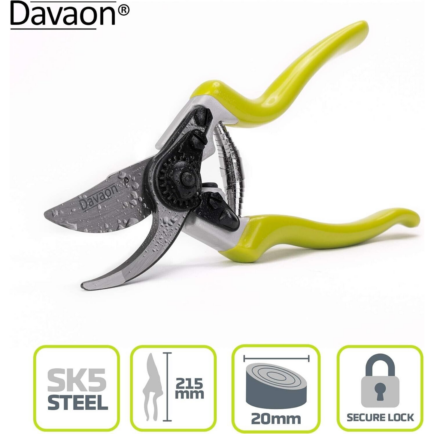 Davaon Anvil Style Secateurs