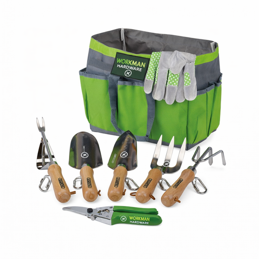 Stainless Steel Garden Tool Set with Storage Bag 8 Piece