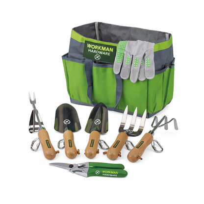 Stainless Steel Garden Tool Set with Storage Bag 8 Piece