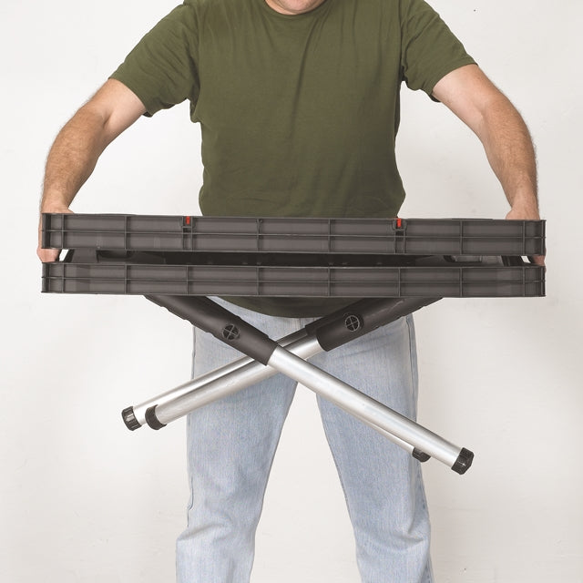 Heavy Duty Folding Workbench Table – Portable DIY Workstation with Adjustable Clamps