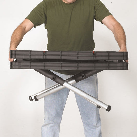 Heavy Duty Folding Workbench Table – Portable DIY Workstation with Adjustable Clamps